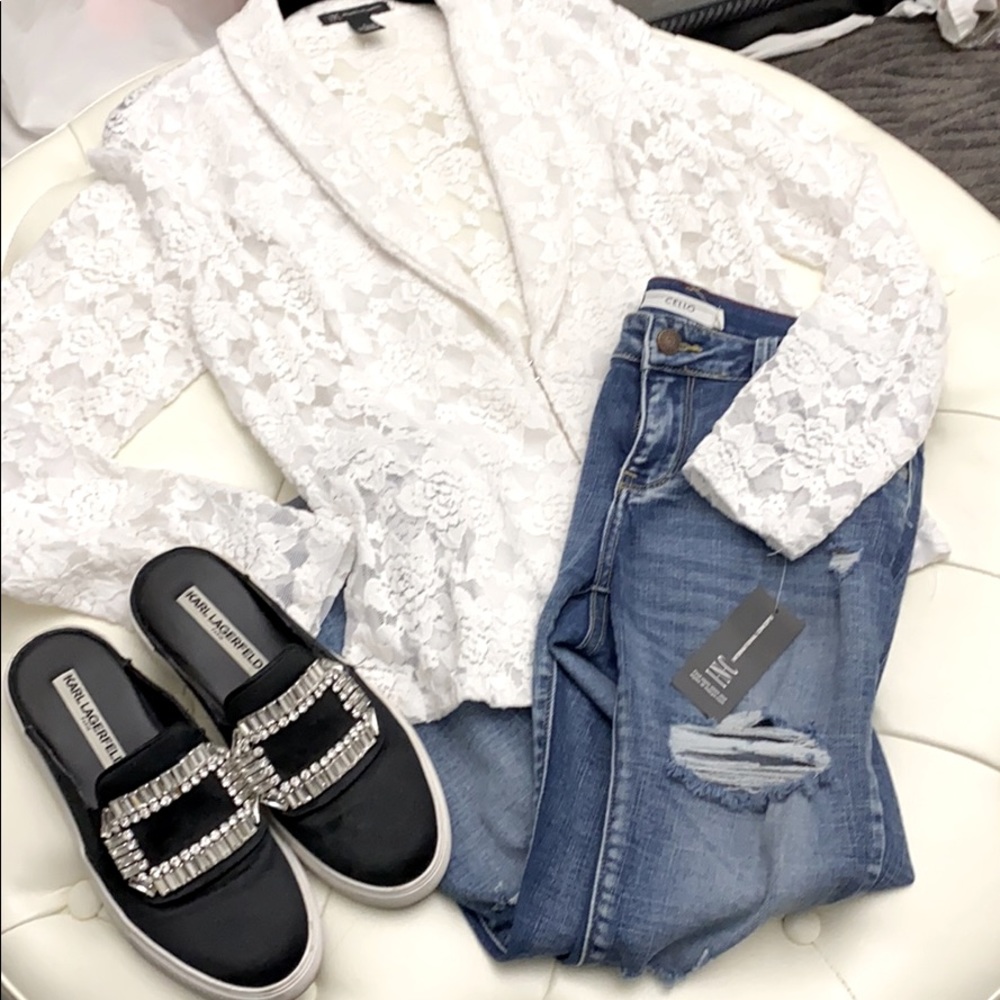 NWT INC Lace Blazer